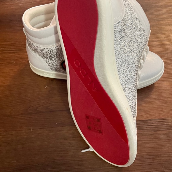 Aldo Heart Glitter Sneakers - Picture 2 of 4